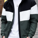 Casaca Verde de drill con peluche